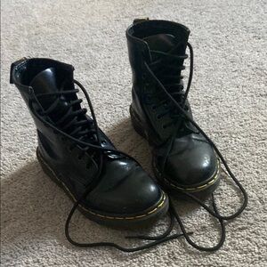 Dr. Martens Black Leather Boots